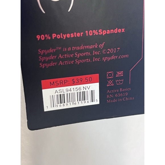 Spyder Loungewear T-Shirt Mens M Blue Running Training Short Sleeve Stretch NWT - Picture 3 of 4